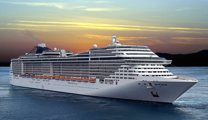 Cruise ship representing flex-cruise incentives